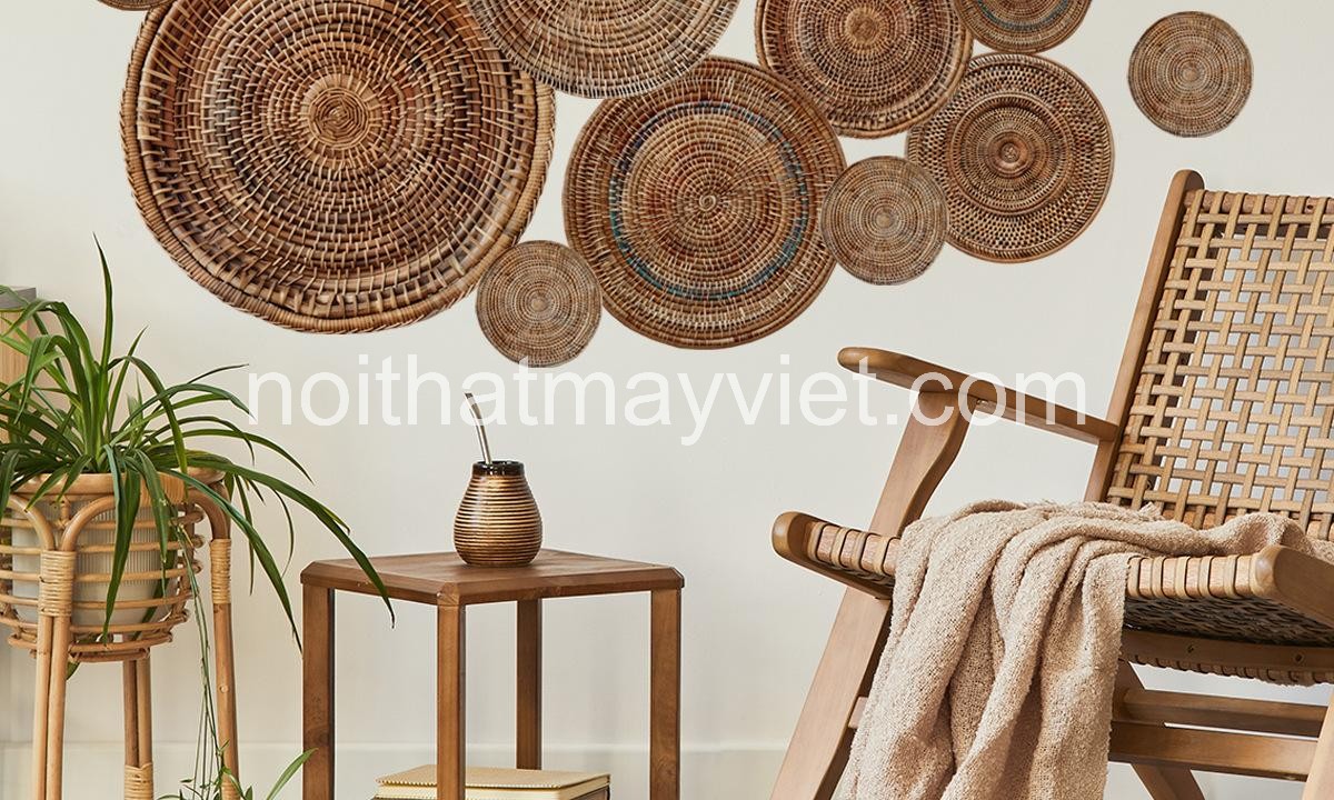 Đồ Trang Trí Mây Tre Tường MTT009